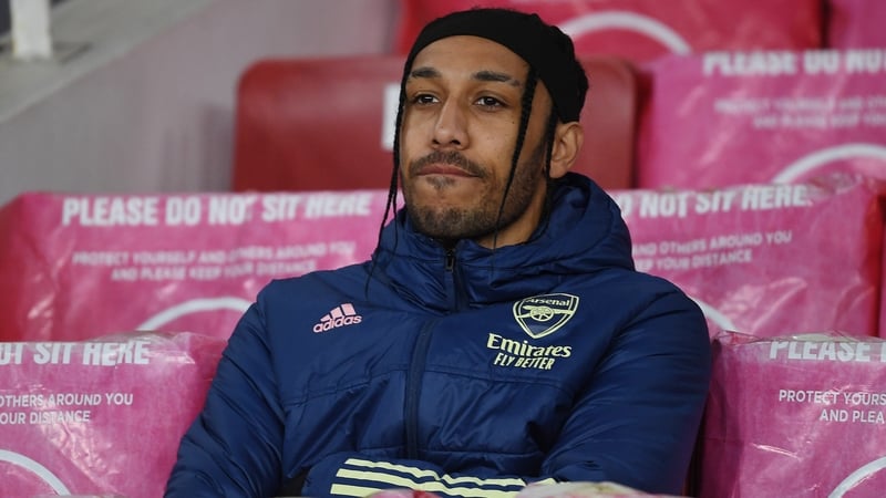 Pierre-Emerick Aubameyang hasn't played for Arsenal in almost two months