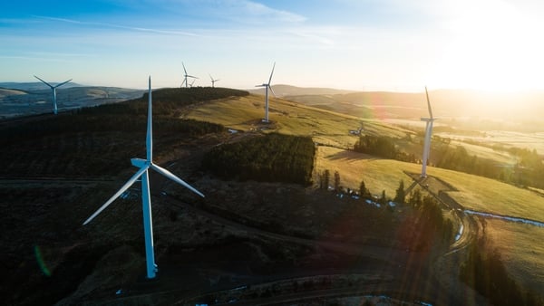 The Garracummer Windfarm in Co Tipperary