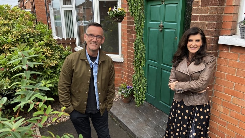 Brendan Courtney and Linda Martin