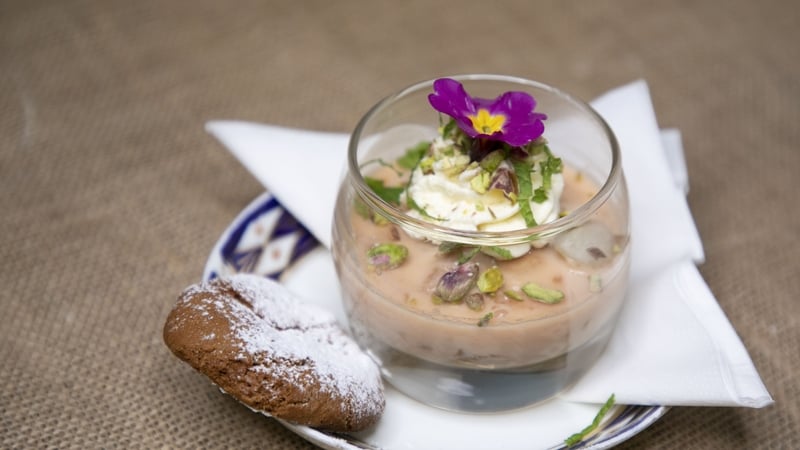 Eunice Power's rhubarb posset