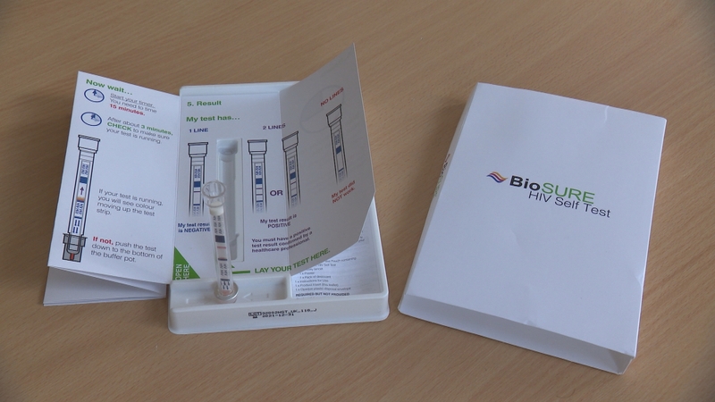 The device lets people know their HIV status within 15 minutes