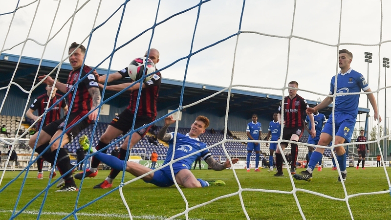 Rob Cornwall scores the game's only goal