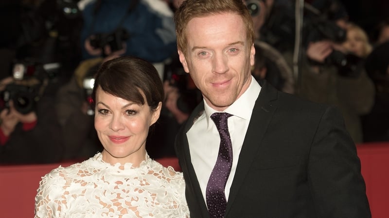 Damian Lewis and Helen McCrory, pictured at the Berlin International Film Festival in February 2015 - "She has shone more brightly in the last months than you would imagine even the brightest star could shine. In life, too, we had to rise to meet her"