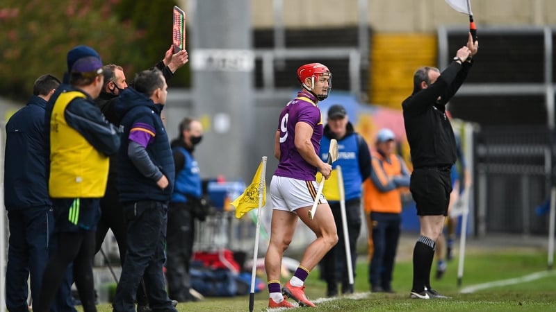 Wexford's Lee Chin comes on as a sub against Clare in last year's qualifiers