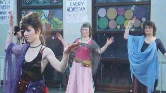 Bellydancers in Ballymun Community Centre (1986)