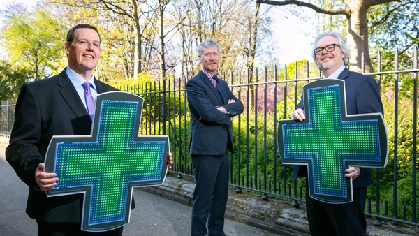 John Arnold, Managing Director of Totalhealth Pharmacy Group; Daragh Connolly, Chairperson of Haven Pharmacy Group and Rory O'Donnell, Chairperson of Totalhealth