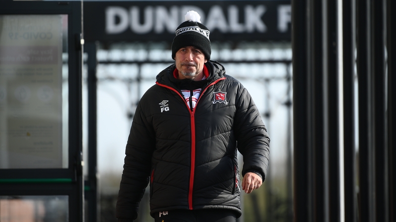 Filippo Giovagnoli before the game against St Patrick's Athletic on Saturday