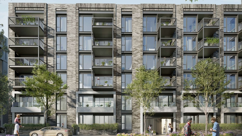 The development at the former Player Wills factory site includes four apartment blocks with one reaching 19 storeys in height