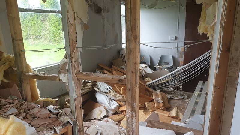 It's thought the damage will cost thousands of euro to repair