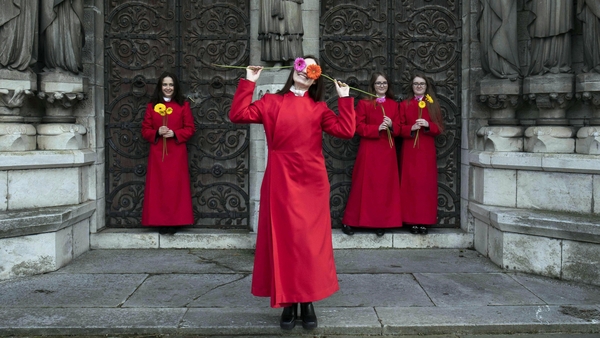 Choral singers (L to R) Denise Brueckl, Saoirse Daly, Aisling and Ciara O'Riordan
