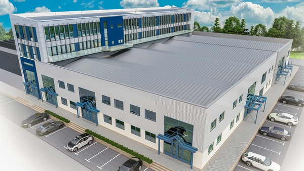 A computer generated image showing the expanded Galway Technology Centre