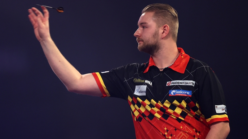 Van Den Bergh delivered two 12-dart legs to move into a 6-3 lead in the concluding match of night nine in Milton Keynes