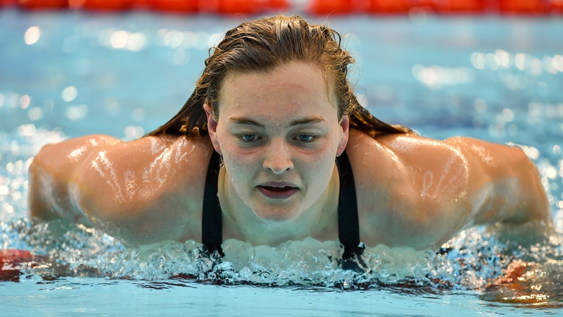 Mona McSharry set a new record in the 200m Breaststroke