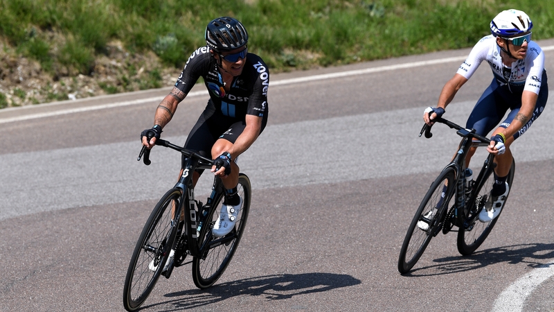Nicholas Roche on stage five