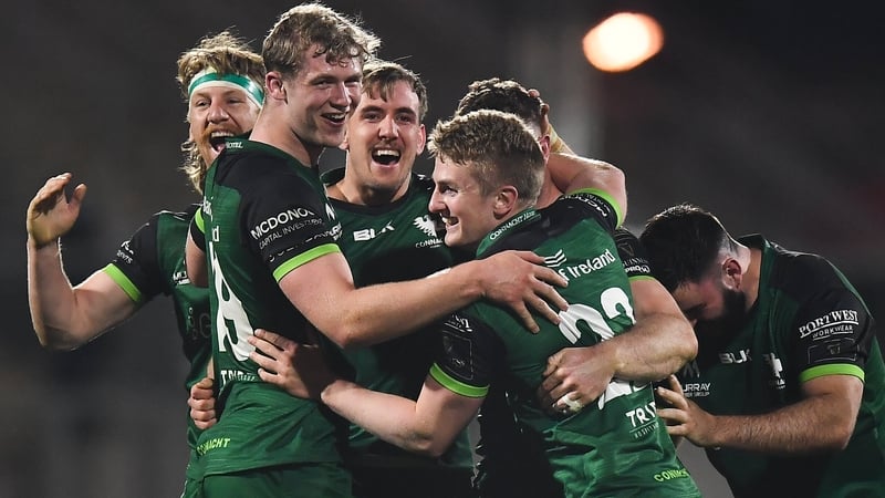 Connacht celebrate their thrilling victory