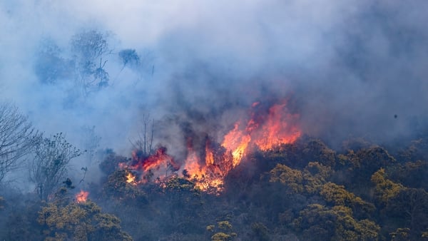 Firefighters are escalating operations to tackle the blaze