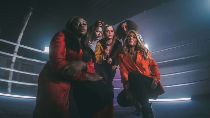 The X Collective with Chloë on the far right