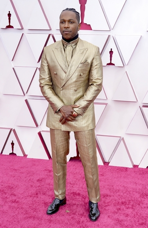 Leslie Odom Jr was nominated twice, for Best Original Song and Best Supporting Actor for his work on One Night in Miami...