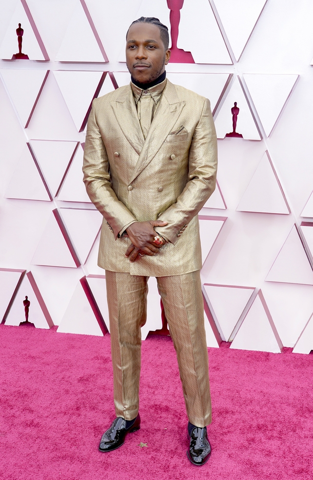 Leslie Odom Jr was nominated twice, for Best Original Song and Best Supporting Actor for his work on One Night in Miami...