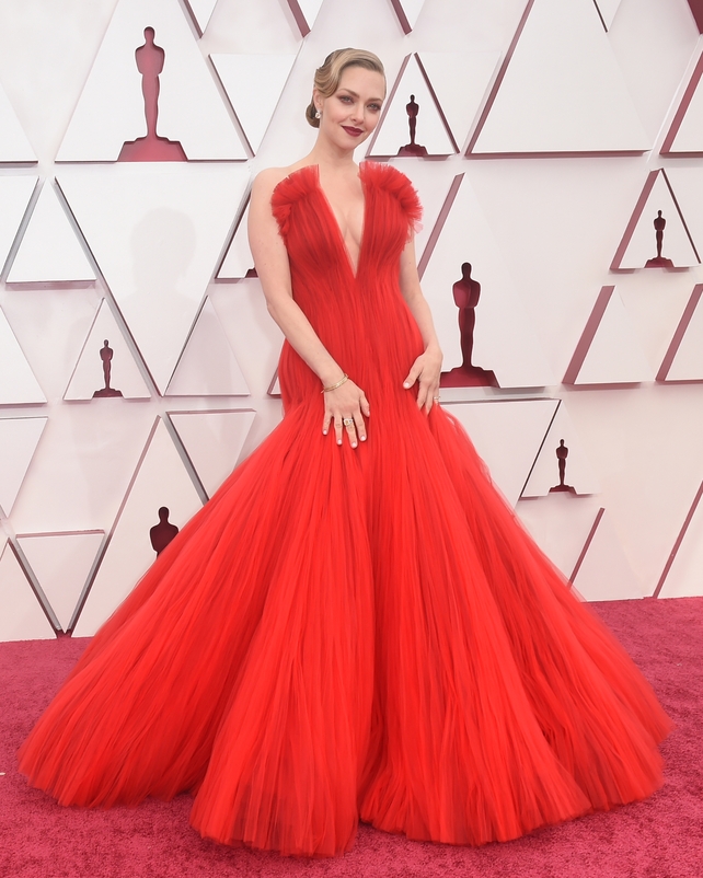 Amanda Seyfried was nominated for Best Supporting Actress for Mank