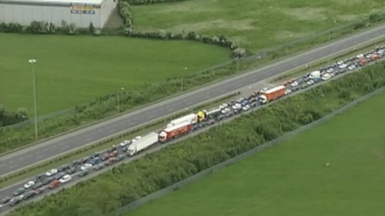 M50 Traffic Chaos, 2001.