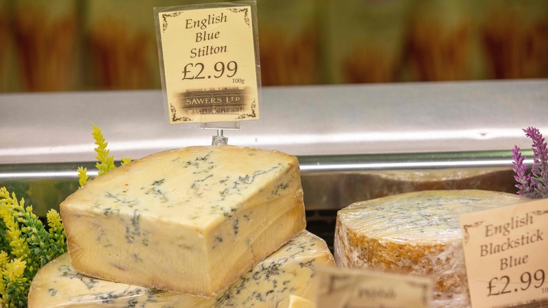 UK cheese exports were down nearly two thirds in February, new figures show