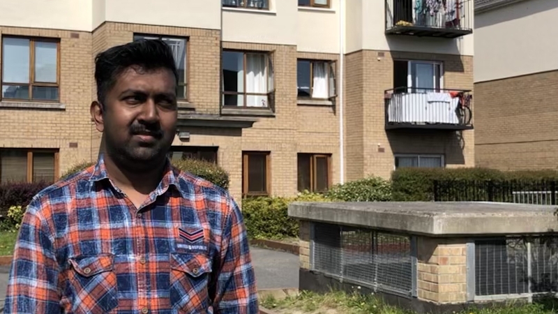 Ajay Shaji said his wife and daughter went home to Kerala and he does not know when he will see them again