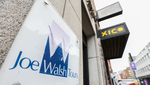 In April Joe Walsh Pilgrimtours Ltd, trading under a number of different brand names, said it was unable to fulfil its obligations to customers
