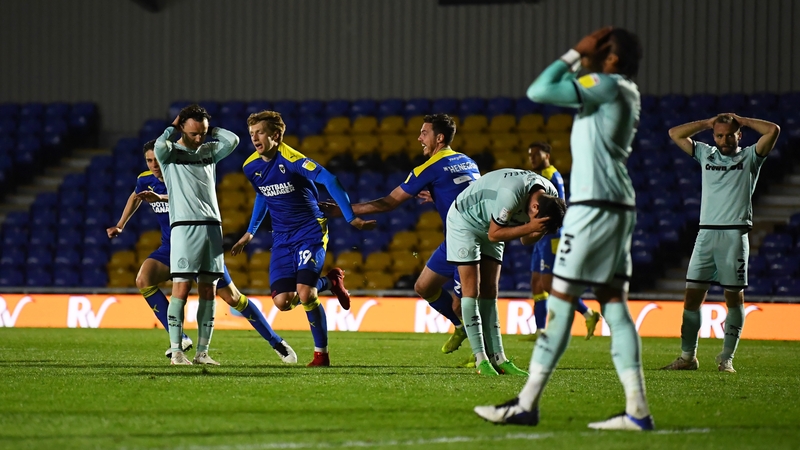 Joe Piggott scored in the seventh minute of injury time