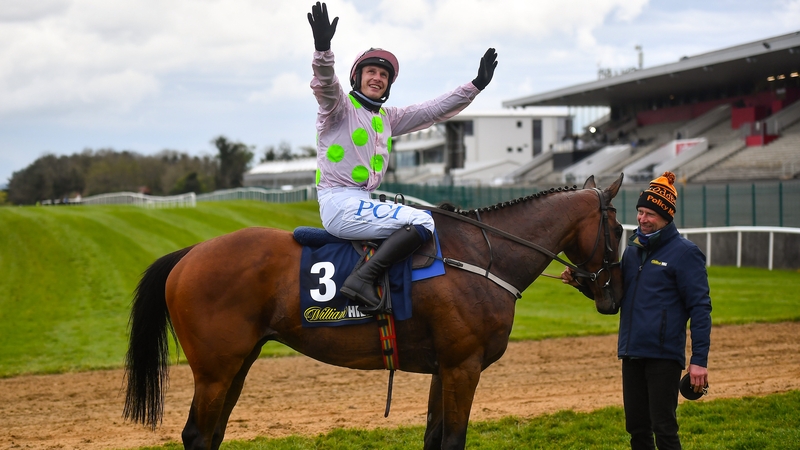 Paul Townend celebrates on Chacun Pour Soi