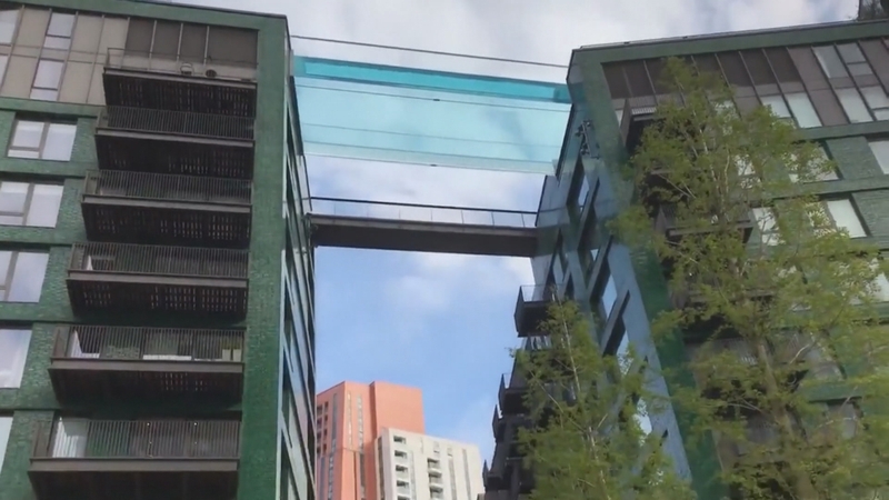 London's first 'Sky Pool' in Nine Elms Embassy Gardens development. (Pic: Nick Curtis)