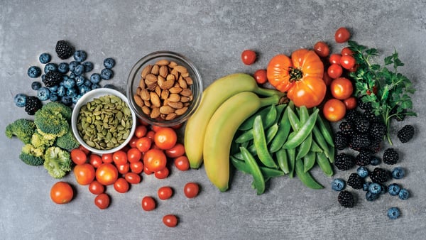 "I'm a great believer in eating the rainbow," says Catherine.
