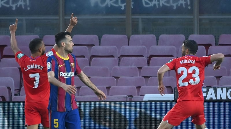 Jorge Molina celebrates his winner