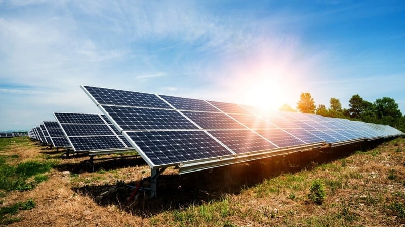 Measures such as increased use of solar panels will be used to reduce emissions in buildings