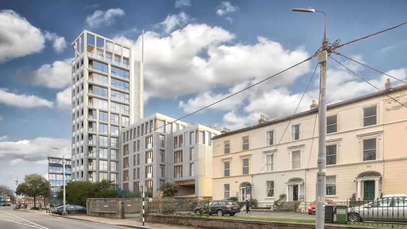 Proposed development overlooking Dun Laoghaire harbour