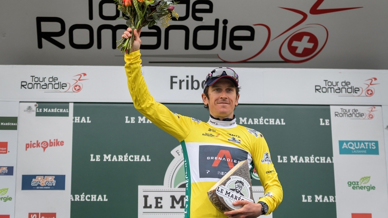 Geraint Thomas was crowned Tour de Romandie winner