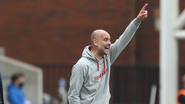 Guardiola's side are on the verge of winning the Premier League after beating Crystal Palace on Saturday