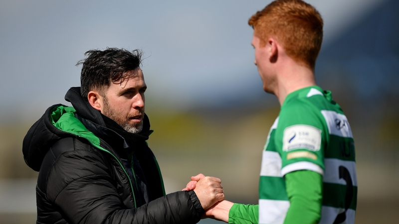 Stephen Bradley (L) was a happy man