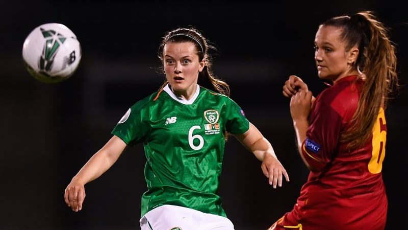 Tyler Toland (L) in action against Montenegro in 2019