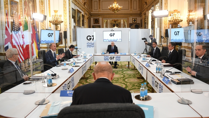 G7 foreign ministers are holding talks in London