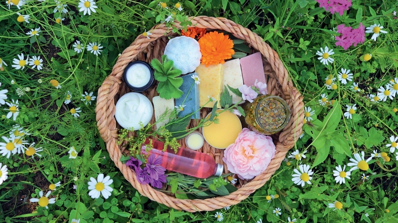 How to make skincare products out of garden plants.
