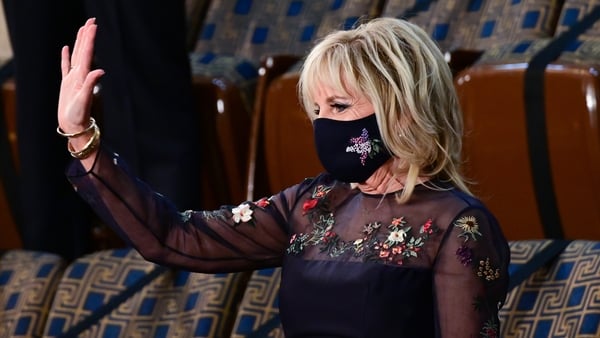The Dublin-born designer and fabric artist was commissioned to make embroidered flowers for Jill Biden's inauguration outfit.