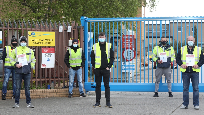 The IWU insists it is receiving a high level of support from members of other unions refusing to pass their pickets (pic: RollingNews.ie)