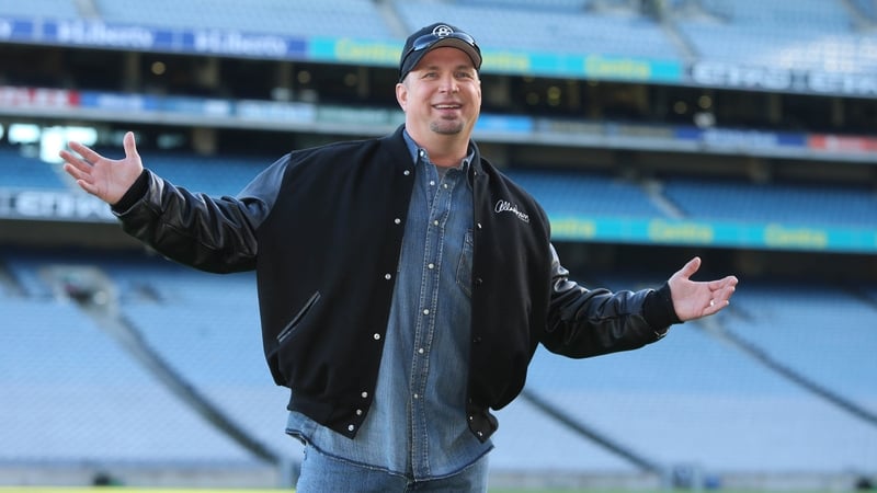 Garth Brooks pictured in Croke Park in 2014