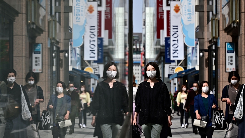 Japan, the world's third-largest economy, is expected to expand by an annualised 0.5% in the second quarter of 2021