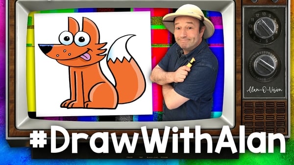Draw With Alan - how to draw a fox