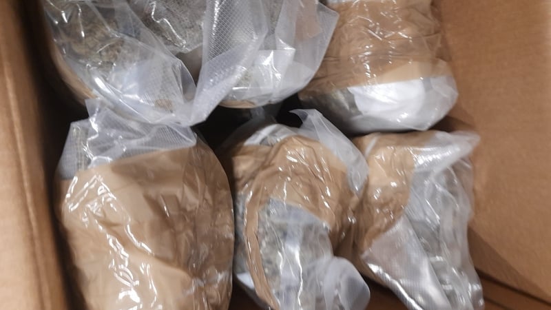 The suspected cannabis seizure in Kilmore, Dublin on 5 May
