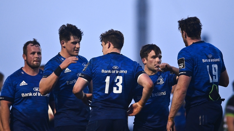 Leinster ran in eight tries in Galway