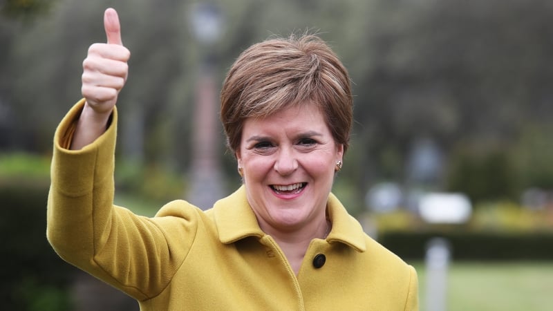 Nicola Sturgeon said the result proved a second independence vote was the "will of the country"
