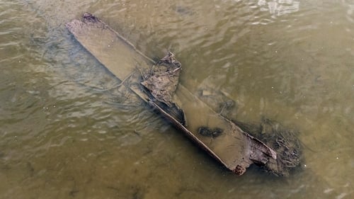 The discoveries were made by citizen archaeologist Anthony Murphy, using a drone